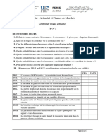 TD N°1 - Gestion de Risque Actuariel