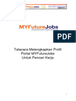 Tatacara Melengkapkan Profil Portal MYFutureJobs Untuk Pencari Kerja - Versi Bahasa Malaysia (2021)