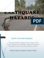 DRRR Earthquake Hazards