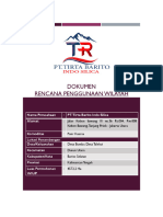 1 Dokumen Rencana Penggunaan Wilayah