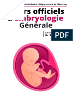 Embryologie DR BOUFFAD