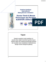05 Standar TEknik _ Metode Pemasangan dan Perakitan Elevator dan Eskalator