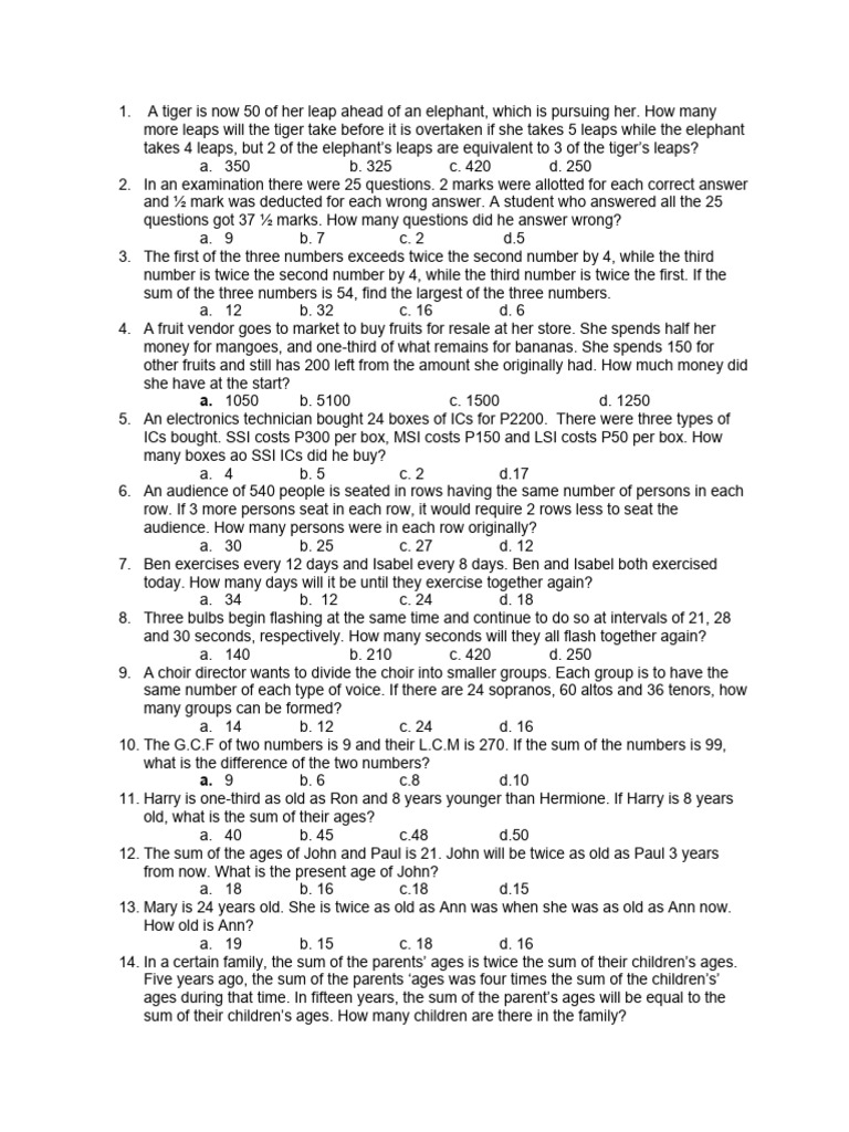 Algebra 2 PDF Speed