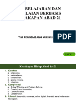 Pembelajaran Dan Penilaian Berbasis Kecakapan Abad 21: Tim Pengembang Kurikulum