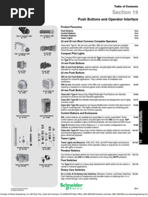 Push Button And Operator Interface