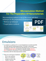 Microemulsion Method