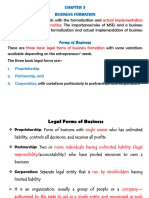 Chapter 3 (Formation of Business)