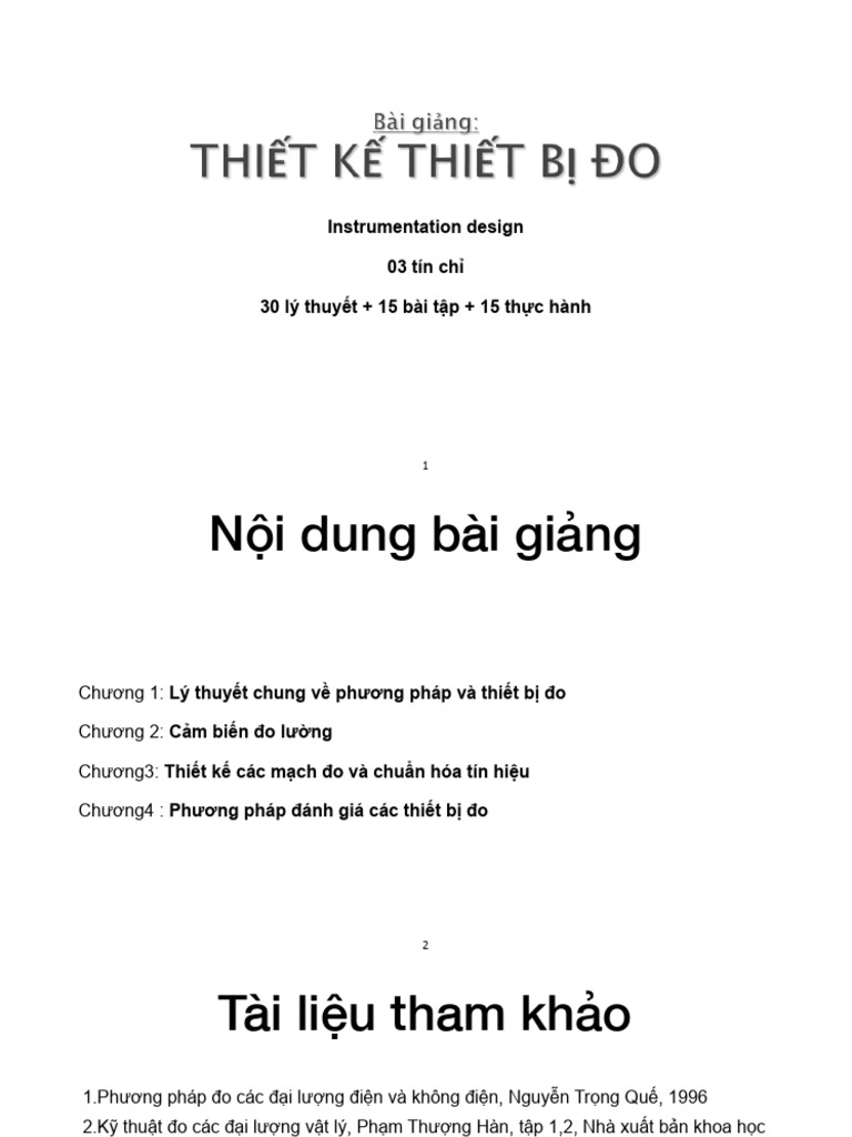 TK TBĐ 1 | PDF