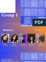 Group 1 - Purposive Communication