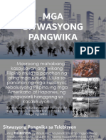 Sitwasyong Pangwika Sa Lipunan