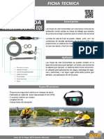 Ficha técnica Linea de vida Horizonta 20 mts