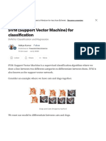 SVM (Support Vector Machine) For Classification - by Aditya Kumar - Towards Data Science