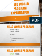 Hello Program