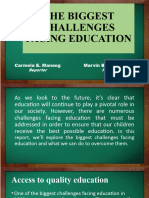 The Biggest Challenges Facing Education