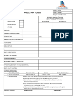 Renovation Installation Forms