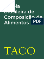 tabela de composição de alimentos TACO