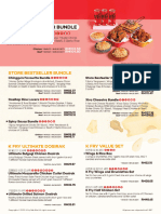 K Fry Menu (Takeaway) PDF