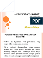 Metode Harga Pokok Pesanan