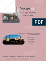 Pontes - Carga Móvel Transversina