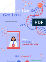 Genetika Kel.3 Interaksi Gen & Gen Letal
