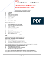 KUHS - MBBS - Chapter Wise Important Questions - Physiology - Hematology Physiology