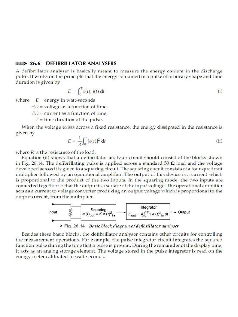 Defibrillator Analyzer PDF