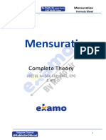 Mensuration Formula Sheet