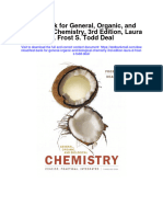 Test Bank For General Organic and Biological Chemistry 3rd Edition Laura D Frost S Todd Deal