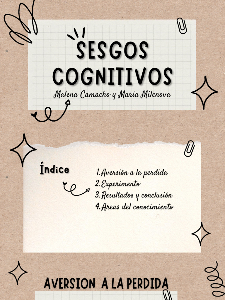 Sesgos Cognitivos | PDF