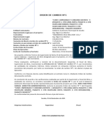 Aprobacion Orden de Cambio N1 - Contrataciones