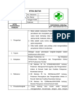 Sop Etika Batuk Ppi PKM Pandan