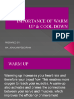 Importance of Warm Up Cool Down 1