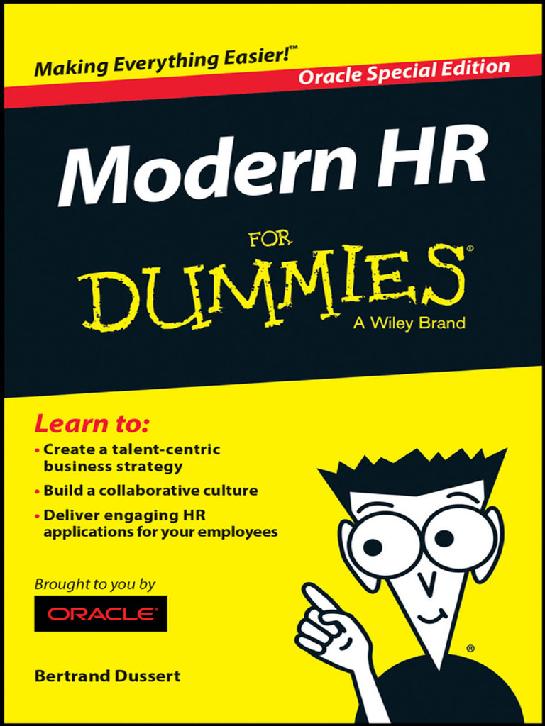 Modern HR For Dummies A Wiley Brand PDF Cloud Computing Human