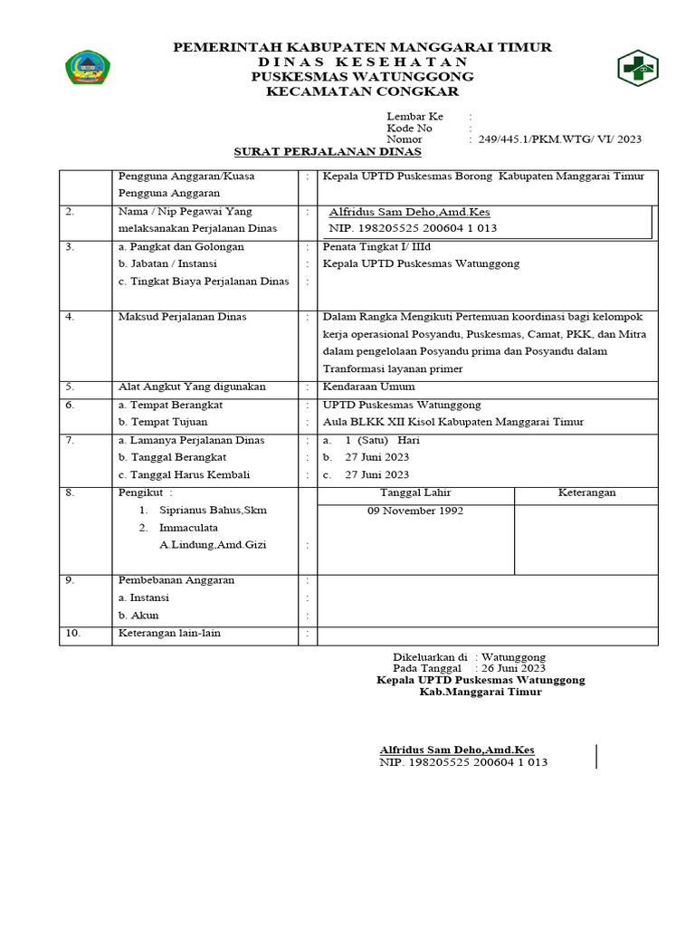 SPD Validasi Data | PDF