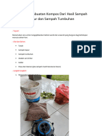 Laporan Pembuatan Kompos Dari Hasil Sampah Dapur Dan Sampah Tumbuhan