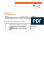 MCPD - Certifications-Transcript Awais Munir