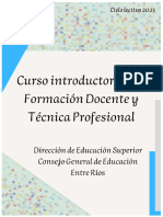 CUADERNILLO CURSO DE INGRESO 2023 - Dirección de Educación Superior - Entre Ríos