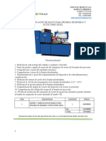 Fabricacion de Banca de Preaba Disel