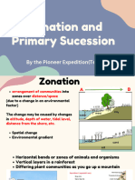 Zonation & Primary Succession