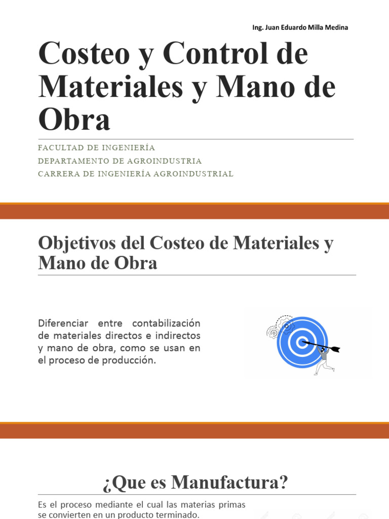 Costeo y Control de Materiales y Mano de Obra | PDF | Inventario | Business