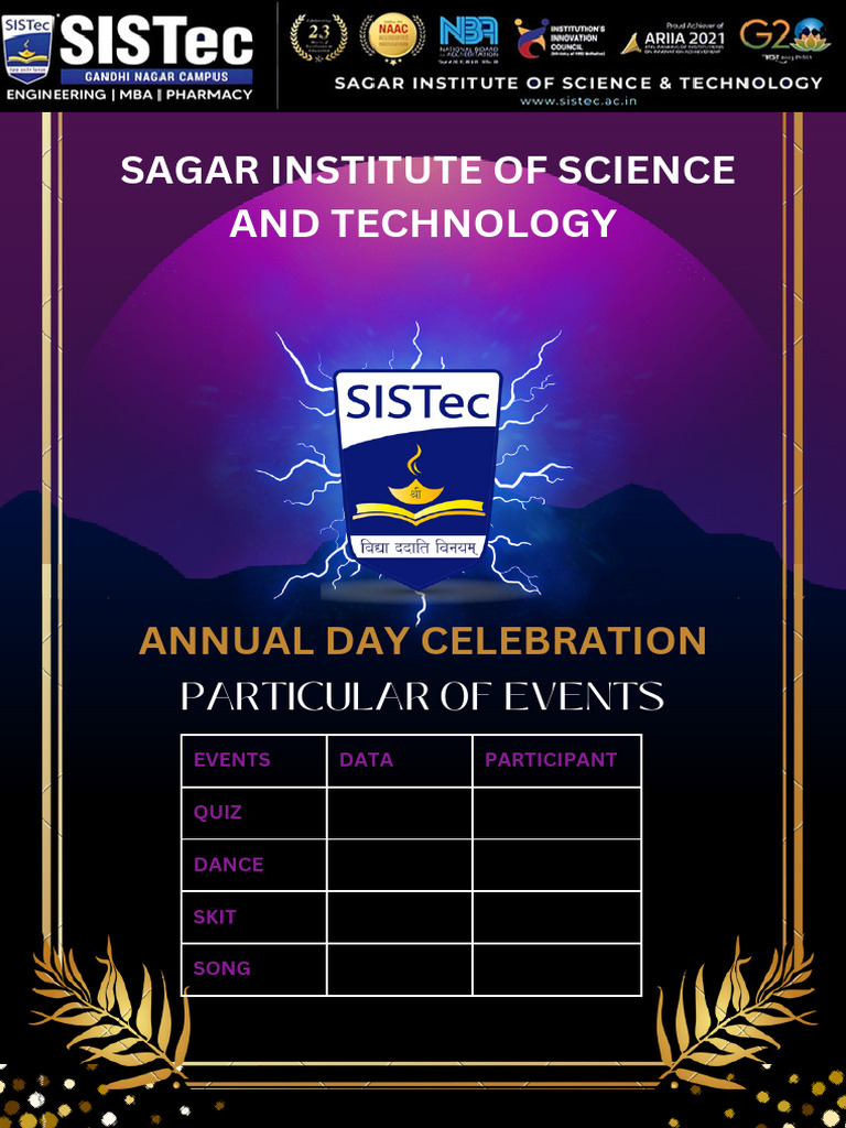 Annual Day Celebration PDF