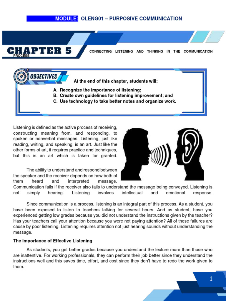 Barriers to Effective Listening | PDF | Communication | Nonverbal ...