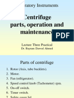 P (3) Centrifuge Uses and Maitenance