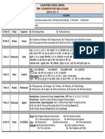 Class Vi - Term Ii Datesheet and Syllabus