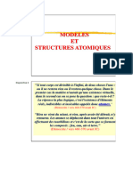 Modeles ET Structures Atomiques: Diapositive 1