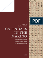 Calendars in The Making The Origins of Calendars From The Roman Empire To The Later Middle Ages
