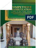 Matriculation Exam Guide For Corporate Transactios in Uganda by Lubogo First Edition TR