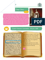 Queen Victoria - Dear Diary. Remote Activity KS2