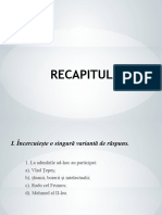 Recapitulare - Istorie (Clasa A IV-a)