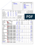 Merp Character Sheet: Defensive Bonus (DB) Essence RR Bonus Channelling RR Bonus Poison RR Bonus Disease RR Bonus